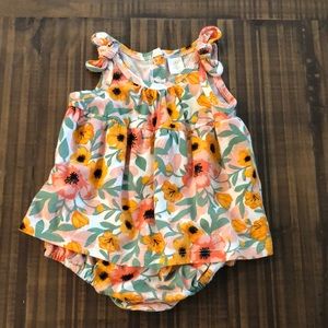 Nordstrom floral romper dress